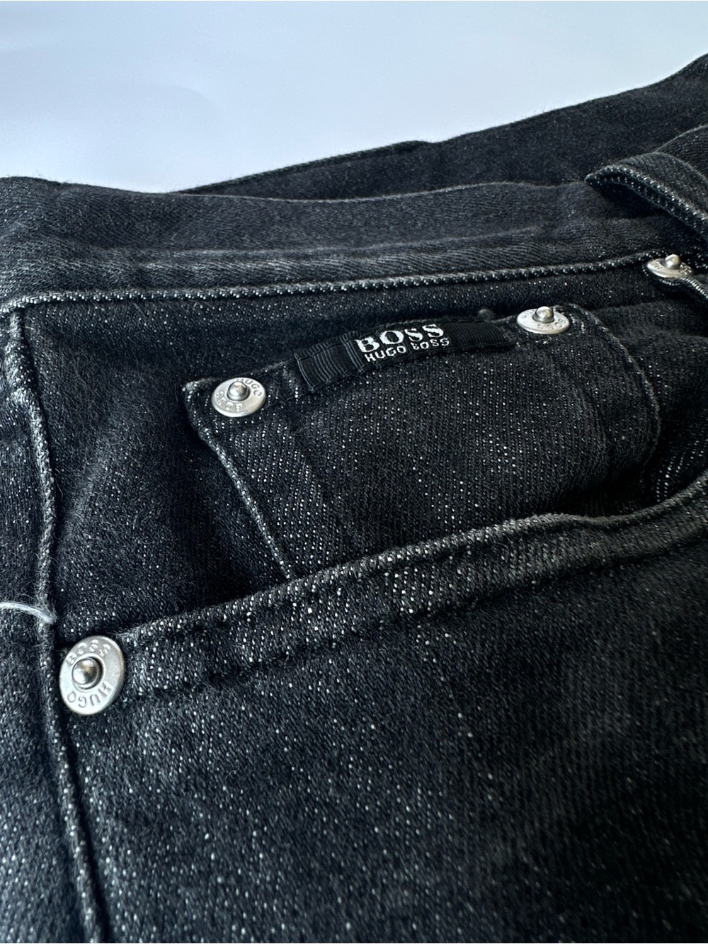 BOSS Hugo Boss Texas Stretch Jeans Faded Denim W38 L36 / Made in Italy 🇮🇹